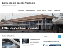 Tablet Screenshot of limpiezadebarcosvalencia.com